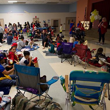 Iduma hosted homecoming movie night