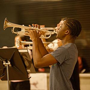 KHS band trumpet section