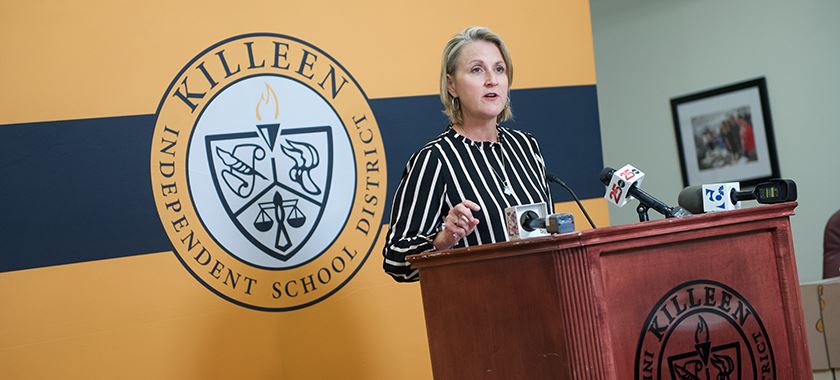 KISD Superintendent explains lawsuit during press conference
