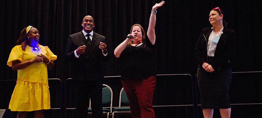 Harker Heights Elementary faculty get into the spirit of improv show