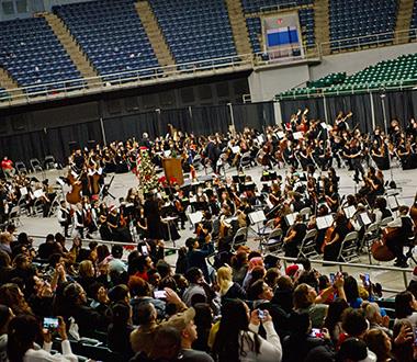 KISD orchestra perform at Expo