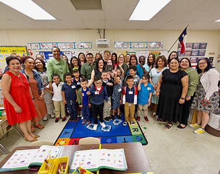 Rosabelle Montero celebrates with family, friends, students