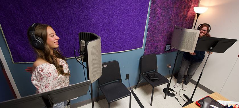  HHHS choir students record tracks for first album