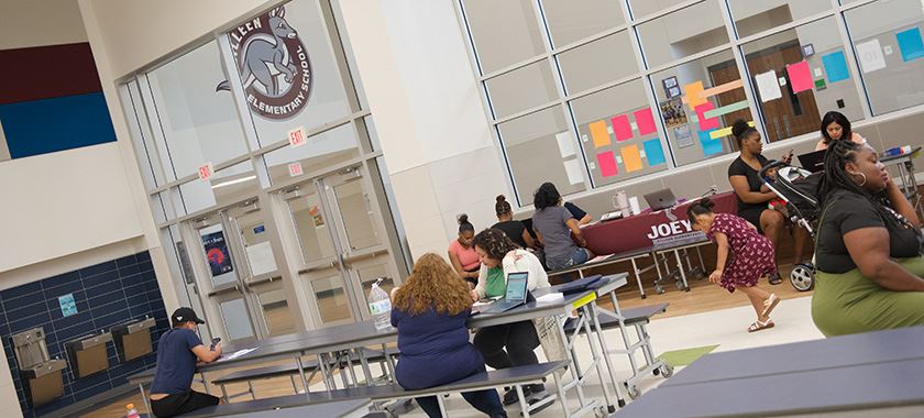  Killeen Elementary hosted registration event with CIS