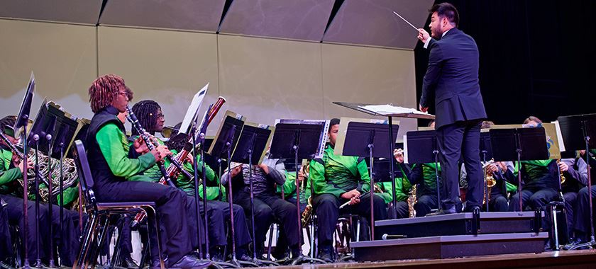  Ellison wind ensemble performs at Veterans Day concert