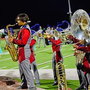 Bobcat Band features sax solo