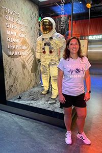 Killeen science teacher at Air and Space Museum