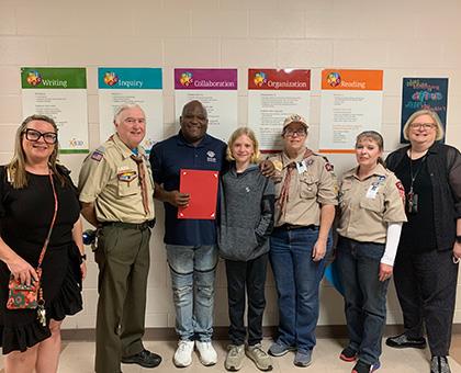 Audie Murphy teacher honored