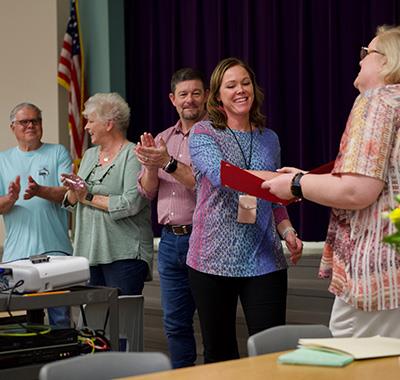 HH kindergarten teacher honored