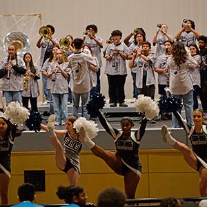 Pep rally send off