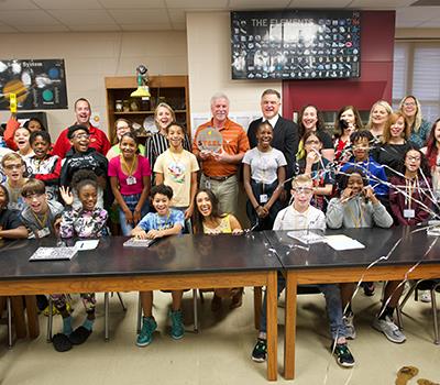 UGMS science teacher Albert Gonzalez