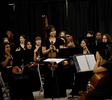 Honoring All-State Orchestra members