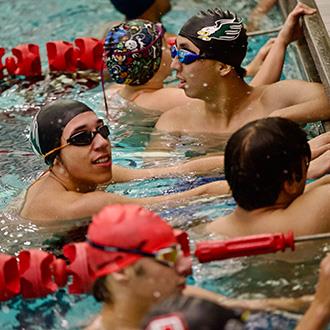 KISD swimmers participate in summer camp