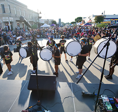 Chaparral Bobcat drum line
