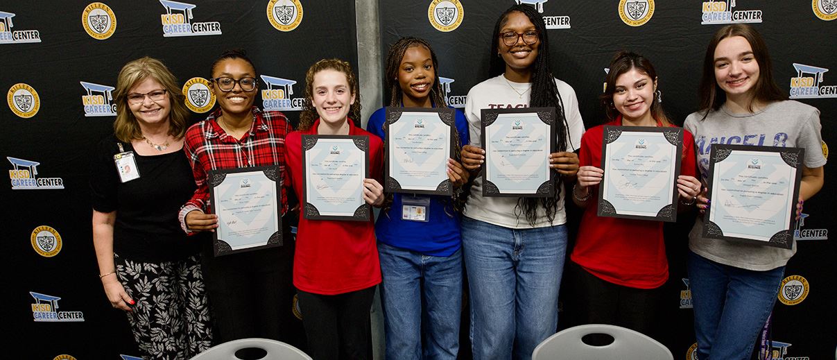  Career Center education signing event