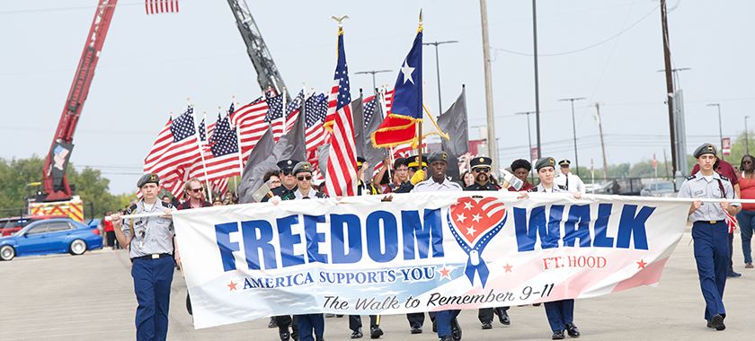 Freedom Walk at Buckley Stadium marks 22 years 