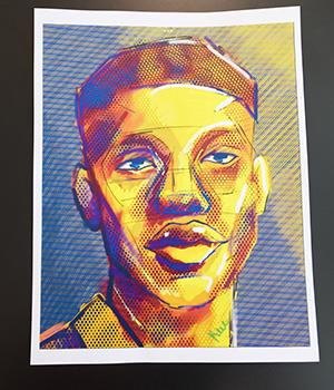 Digital portrait earns honor