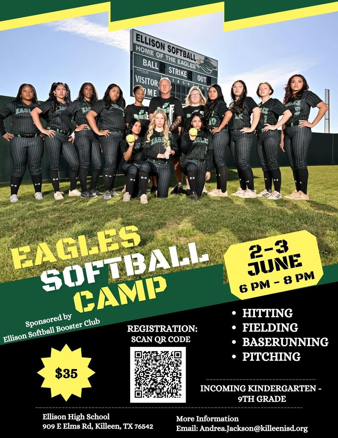 ehs softball camp